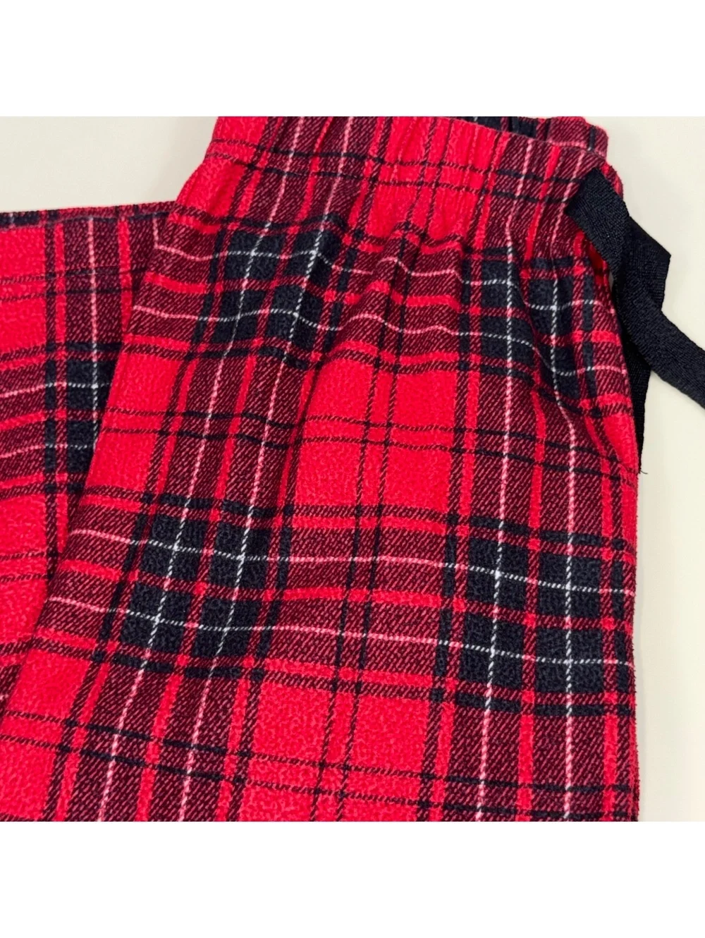 Old Navy Girls L 10-12 Red Plaid Fleece Pajama Pants